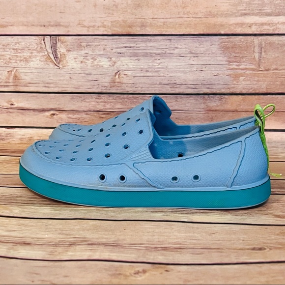 Sanuk Water Shoes ~ " Lil Walker" Slip On ~ Big Boy Size 5 ~ Alaska Blue - Picture 3 of 7